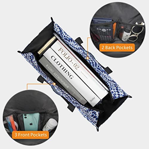 Image of TOPDesign Utility Water Resistant Tote Bag with 13 Pockets, Top Zipper Closure & Thick Bottom Support, for Working Women