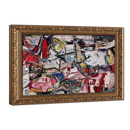Impression sur Toile De Kooning Gotham News Poster d'Art Mural Haute Définition