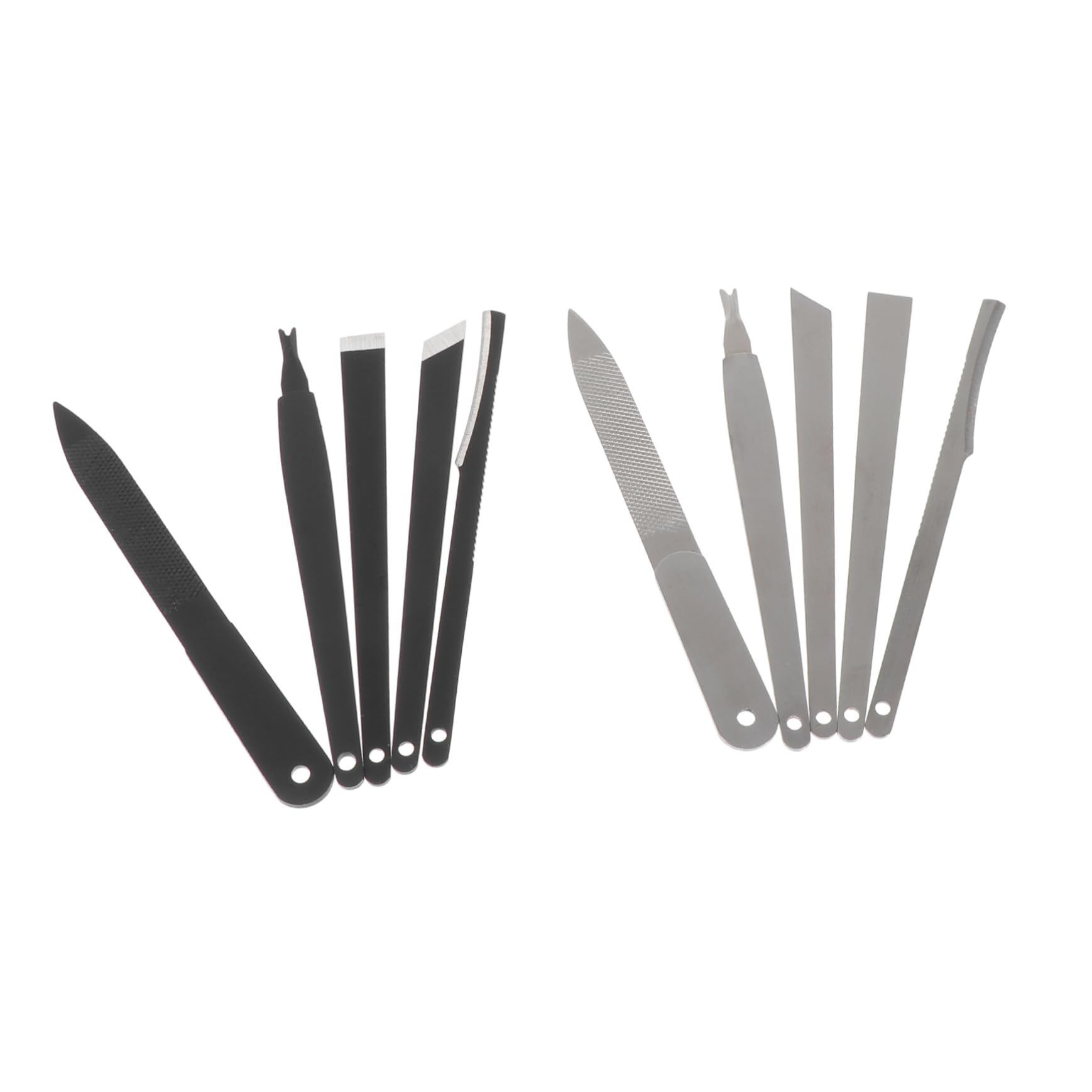 Didiseaon 10Pcs Portable Pedicure Tool Kit Professional Manicure and Dead Skin Trimmers for Care and Grooming