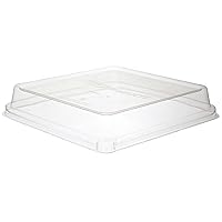Vista 7 de Eco-Products - Contenedores compostables de 5 pulgadas para llevar, tapas de cúpula verde transparente, caja de 400, se adapta a cajas cuadradas