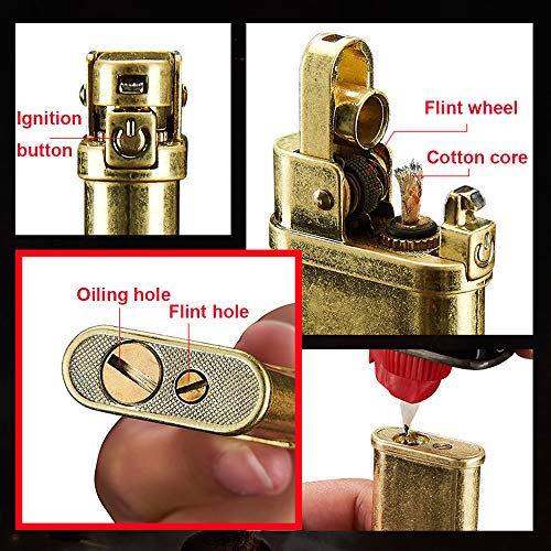 Encendedor Vintage Laicengo de Kerosene en Latón miniatura 2
