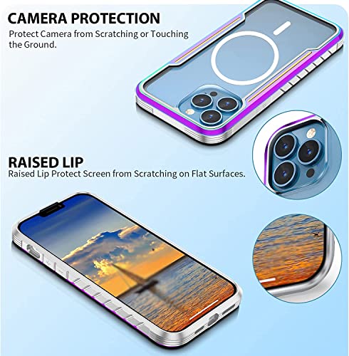 Coque iPhone 14 Pro Max antichoc de qualité militaire avec aimants