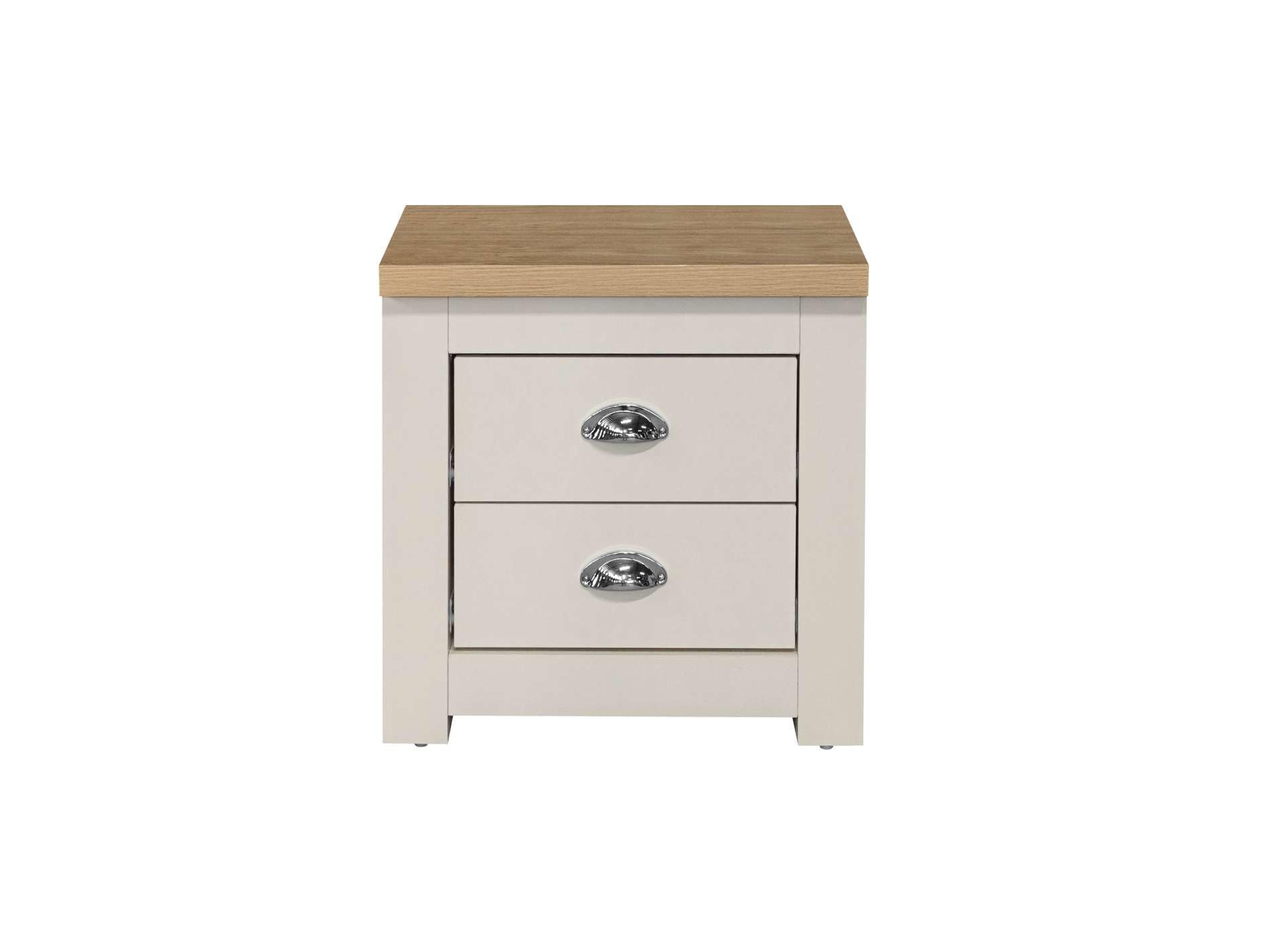 Birlea  White Highgate 2 Drawer Bedside, Sports Direct