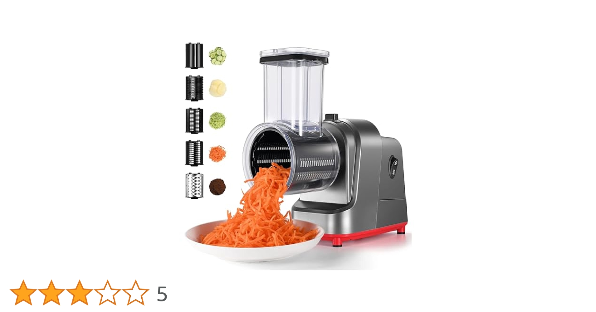 Amazon | 電動野菜スライサー 野菜サラダメーカー スライサー