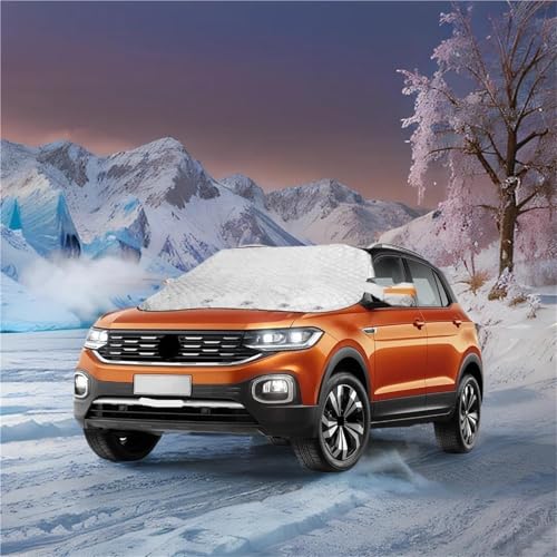 Housse de protection pare-brise T-Roc hivernale premium en neige