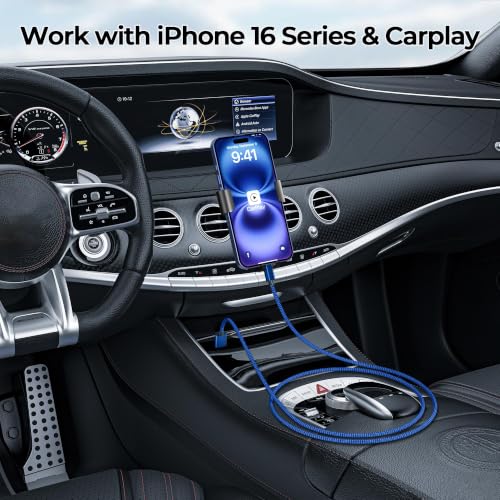 Image of Basesailor for iPhone 17 16 Pro Max Charger Cord,USB to USB C Cable