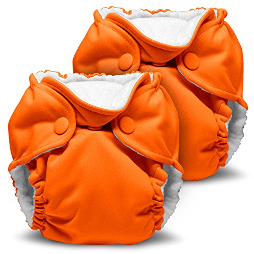 Kanga Care Lil Joey Newborn All in One AIO Cloth Diaper (2pk) Poppy 4-12lbs