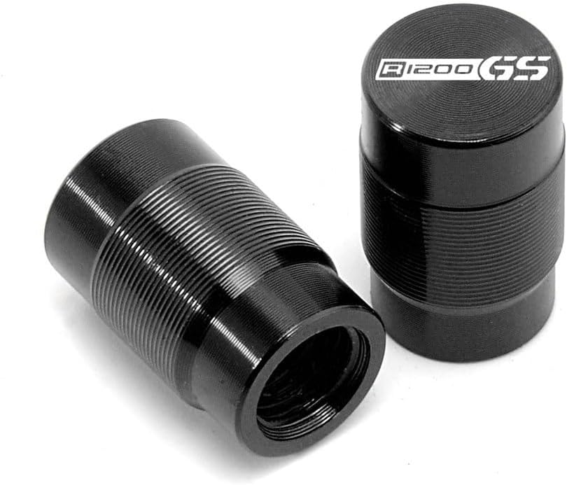 Tapas herméticas F para BMW R 1200 Gs R1200GS Lc Adv de aluminio para válvulas de rueda y (tamaño  negro)