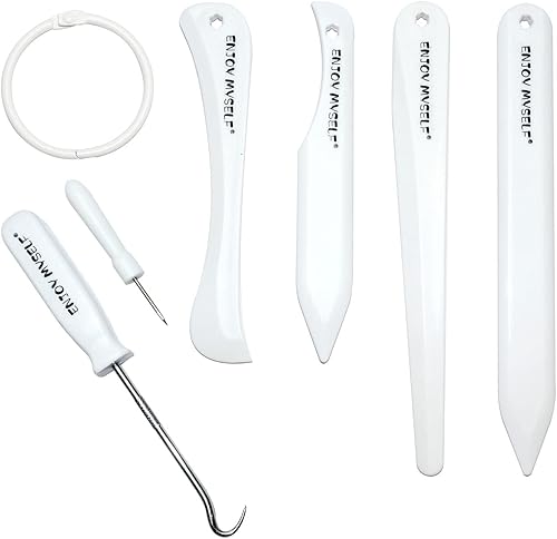 Carpeta de hueso y herramienta de puntuación, herramienta plegable de papel, Creaser de origami de hueso para hacer tarjetas de álbumes de recortes