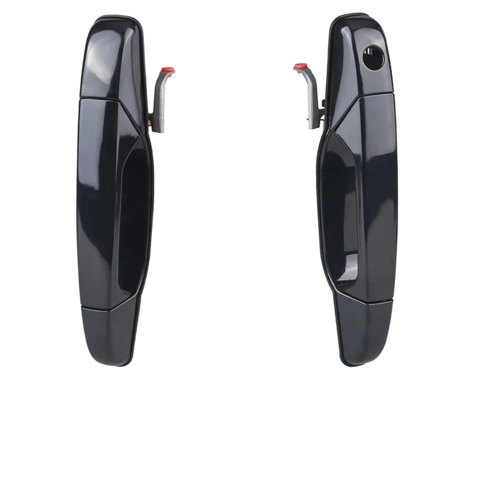 Kedfbts Black Car Outer Handle Compatible With Chevy For Silverado For 1500 2500Hd 3500Hd 2007-2013 Exterior Outside Door Handle 22738721 22738722 15915659 25960522(,Front Side)