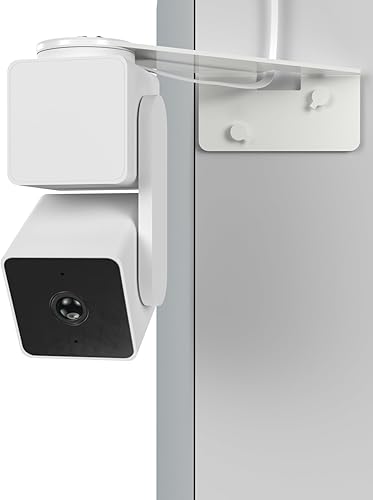 Acbee Soporte de pared de esquina exterior para Wyze Cam Pan V3, hecho de aleación de aluminio, superficie pintada de alta gama. (paquete de 1)