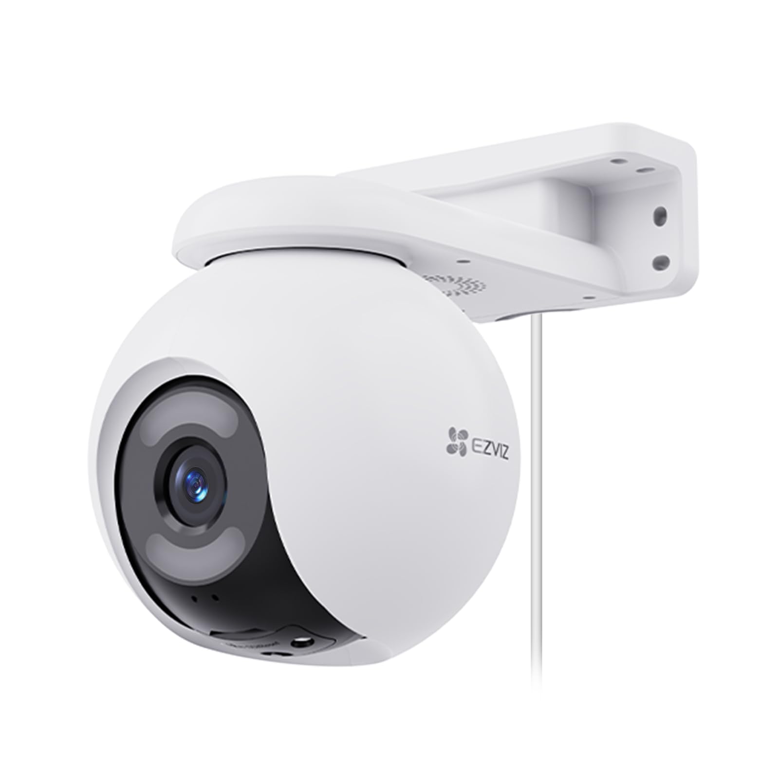 EZVIZ H8x 2K WiFi Outdoor Surveillance Camera, Dual Lens PTZ Camera with Color Night Vision, Person/Vehicle Detection, Active Defense and Two-Way Audio