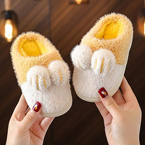 Cute Bunny Bedroom Slippers for Kids Animal 𝗖artoon Cotton Warm Slippers Girls Boys Memory 𝗙oam Warm Toddler House4