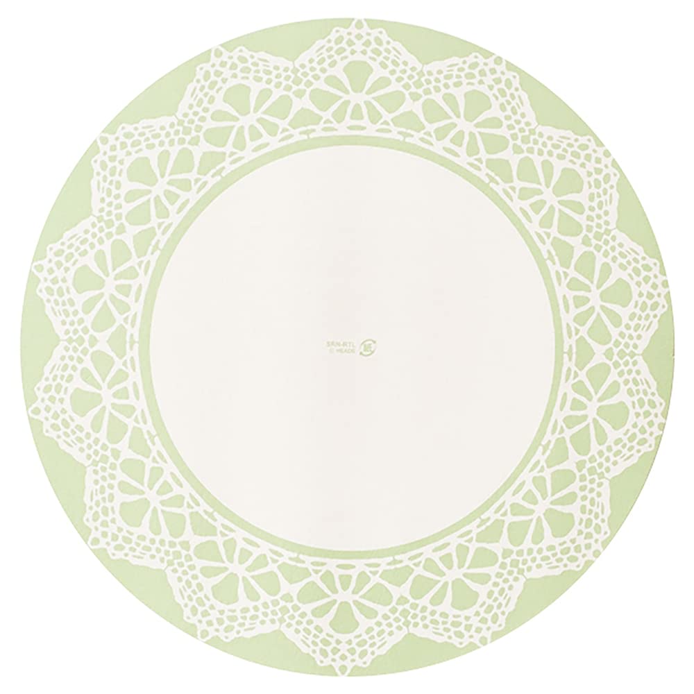 Heads SRN-RTL Cake Tray, Made in Japan, Diameter 9.0 inches (22.8 cm), Serene Lace Tray, L, Paper, Chiffon Cake, Whole Cake, Round Size, 50 Sheets