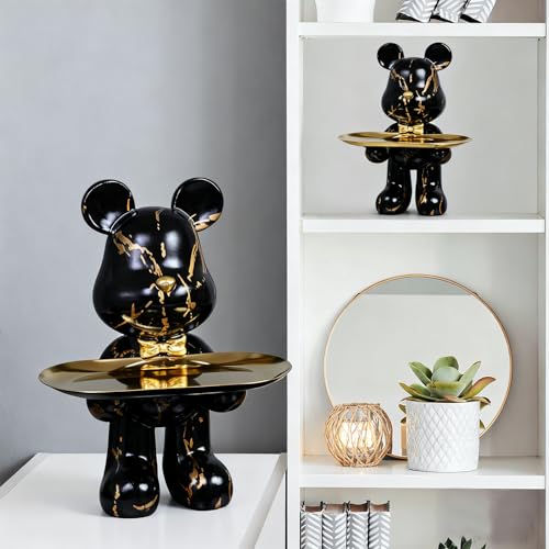 Estatua de oso en resina para decoración miniatura 5