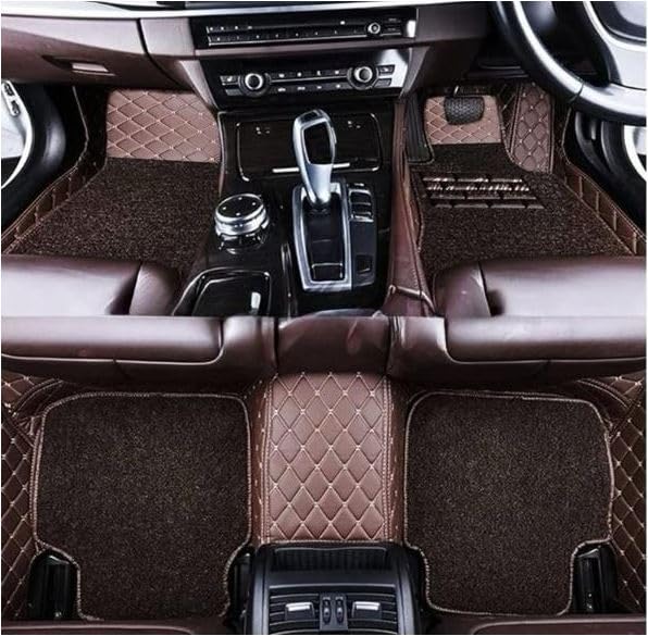 Image of 7D Car Foot Mat for Renault Duster Iconic 2026 | Coffee