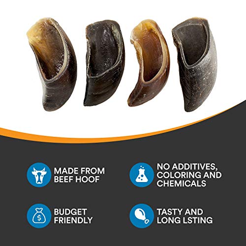 123 Treats 14732573 Hooves For Dogs (25 Count) | 100% Natural Long-Lasting Beef Dog Treats Made From Beef Hoof thumb #7