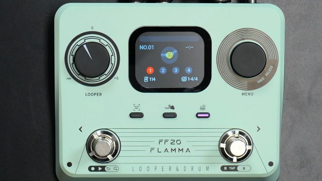 Amazon.com: FLAMMA FF20 Looper Pedal Drum Machine, Drum Looper