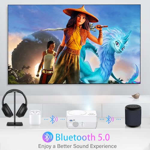 Dxyiitoo Full HD WiFi Bluetooth Projector Built in DVD Player の商品画像 3