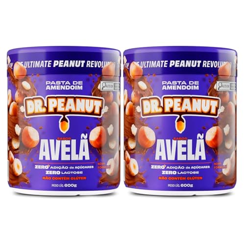 KIT 2X Pasta de Amendoim 600g - DR. Peanut (Avelã)
