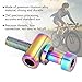 Bike Bolt,M5X30/35/40Mm Titanium Bolts,For Bike Bicycle Seatpost Screw Seatpost Fixed Bolt Round Head Screw For Bicycle Seat Tube(M5x40-Symphony), M5X30/35/40Mm Titanium Bolts,Bike Bolt,For Bike