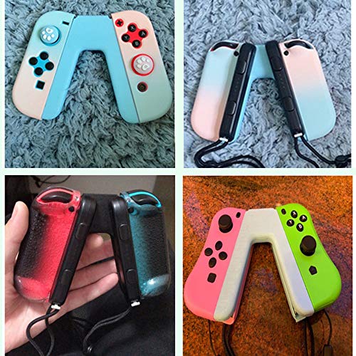Cucudy Gamepad Handle Suporte Suporte de impressão 3D Comfort Grip Compatível com Switch Joy-Con (Ve