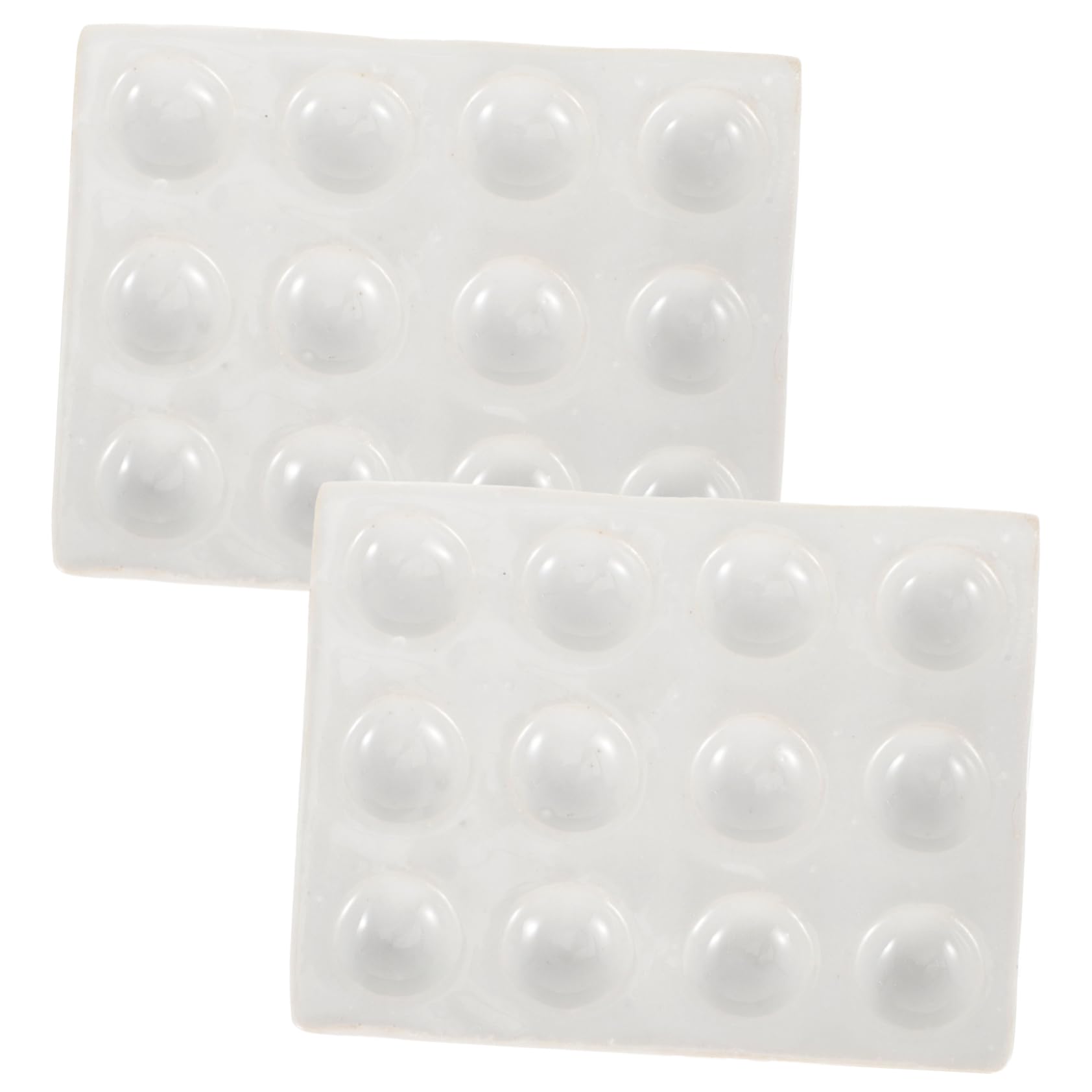 TIDTALEO Porcelain Spot Plate 2 Pcs Ceramic Reaction Plate Porcelain Reaction Well Plate