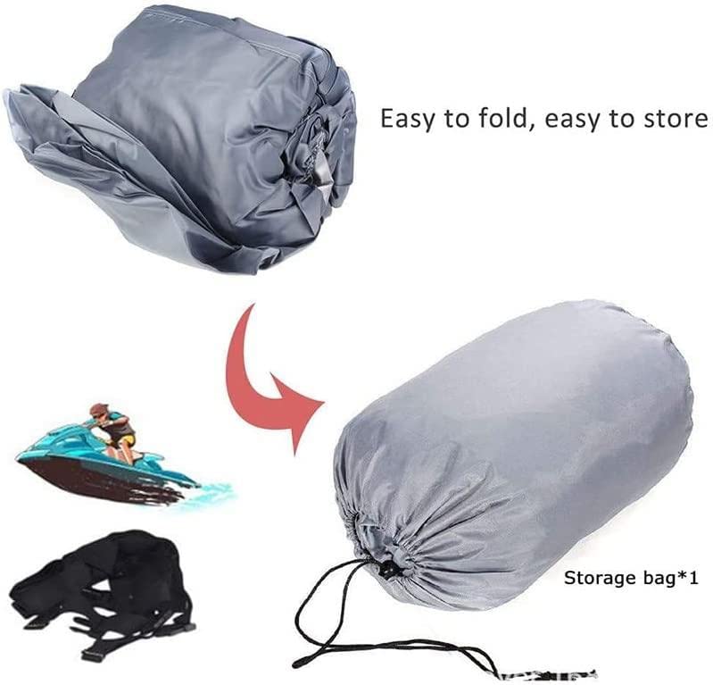 Housse de bateau en polyester 600D de qualité marine supérieure pour coque en V - 4