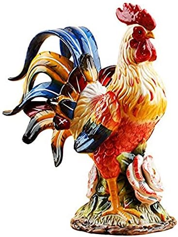 YRHH Zodiac Rooster Decoration Ceramic, Decoration Rooster, Chicken And Chicken Mascot Of, New Residence Decoration Gifts