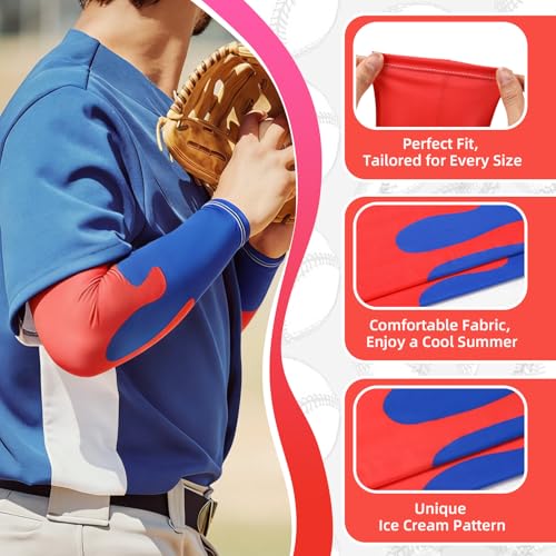 Image of Shyyween 6 Pair Arm Sleeve for Youth Kid Boy