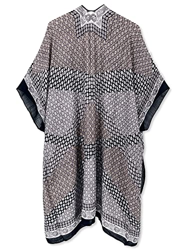 Image of Spicy Sandia Kimonos for Women Floral Beach Cover Up Loose Swimsuit Bathing Suit Coverup Cardigan for Summer Swimwear