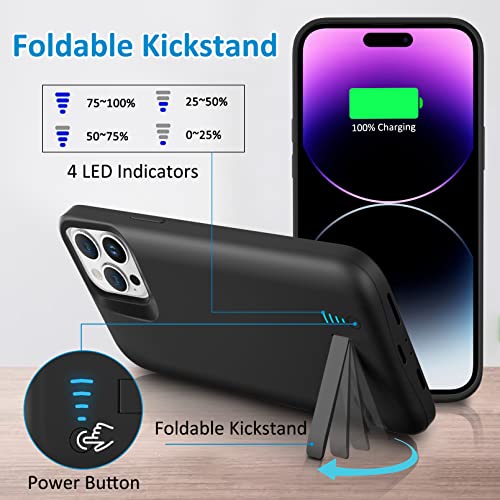 Gladgogo Cover Batteria per iPhone 14 Pro