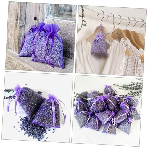 10 unidades de sachets aromáticos de lavanda para armario y auto miniatura 5