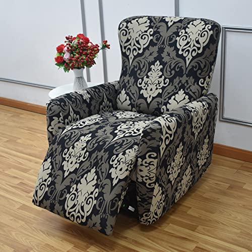 Funda para sillón reclinable de 1 plaza protector de elastano de 4 piezas 4