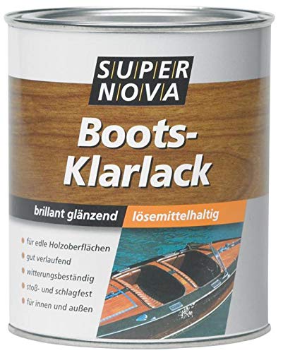 Preisvergleich Produktbild SUPER NOVA 20006064100000 Boots-Klarlack, farblos, 750 ml