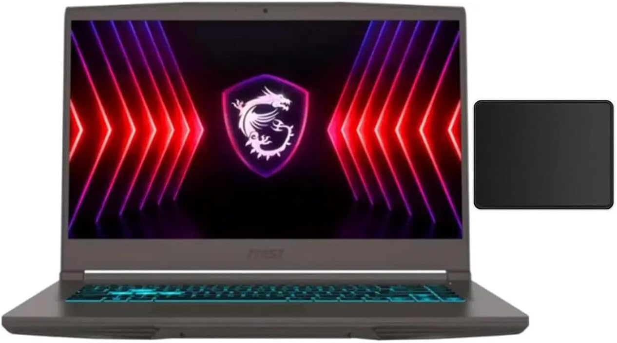 msi Thin A15 15.6″ 144Hz FHD Gaming Laptop |AMD R5-7535HS(Beat Intel Core i5-12450H)|GeForce RTX 4050|Backlit| 16GB RAM DDR5 | 512GB SSD |Windows 11 Home |Bundle with Mouse Pad