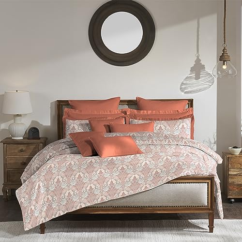 Image of myTrident Shades of Comfort King Bedsheet Sets,180 TC, 100% Cotton bedsheet for Double Bed, Elenora
