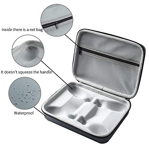 Estojo para controlador PS5, estojo para EVA à prova dágua Suporte duplo para controlador de jogo, e