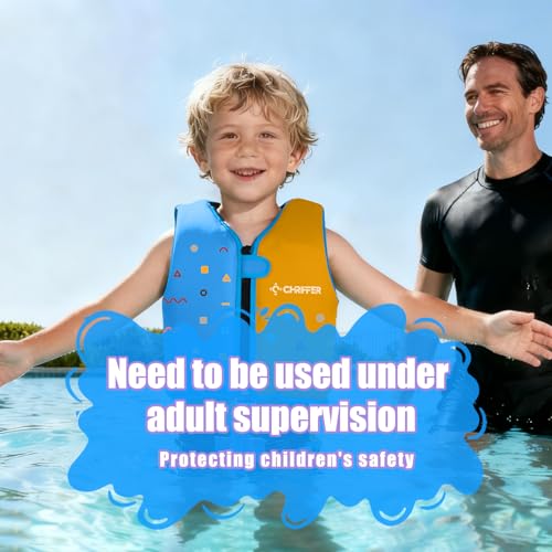 Chriffer Toddler Swim Vest Pool Floaties Jacket for 2-6 Years Old Boys and Girls, Kids Swimming Vests for 41-66lbs Babies on Beach, Boating — view 5