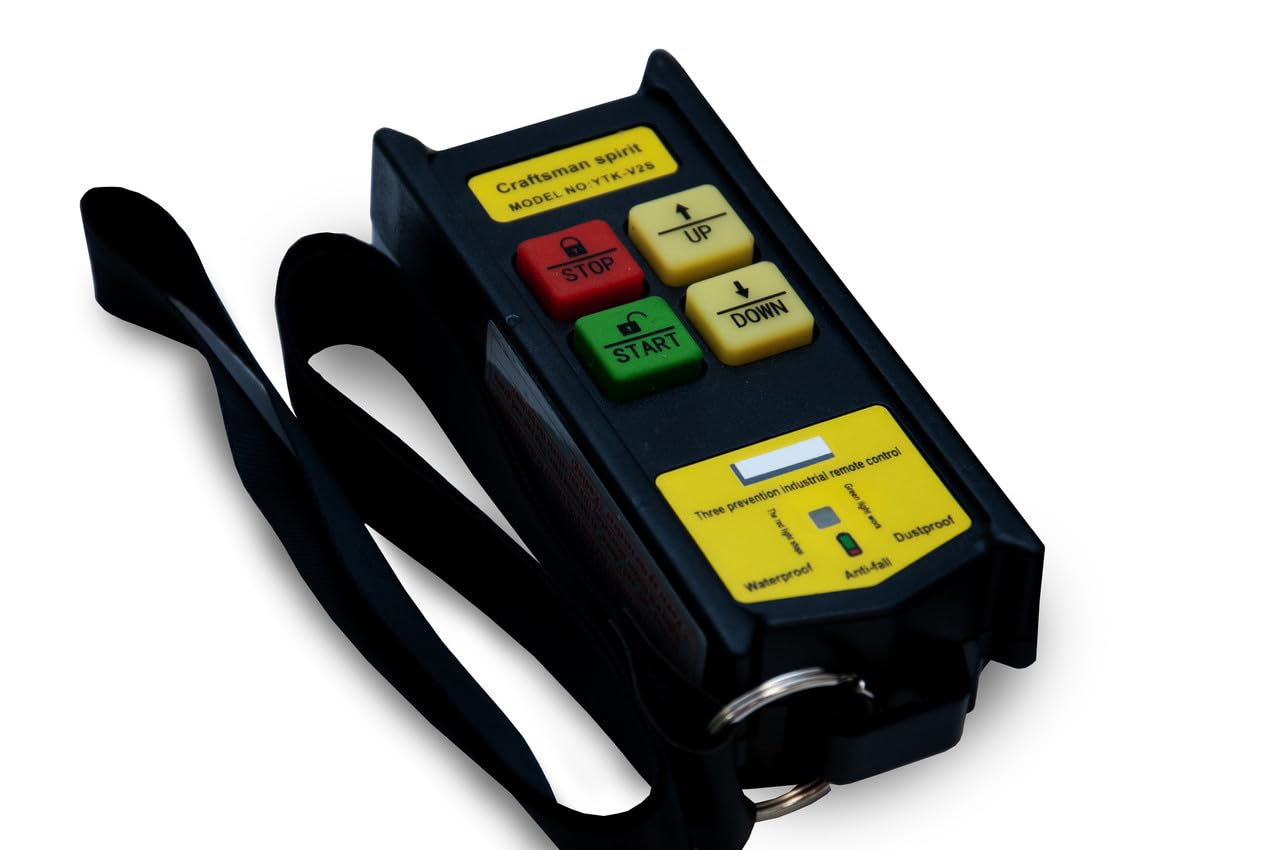 Dragon Winch Telecomando Wireless per Verricello Industriale DWI 100/200 HD 230V – Kit Radio Comando per Paranco Elettrico e Argani – Controllo Remoto di Precisione