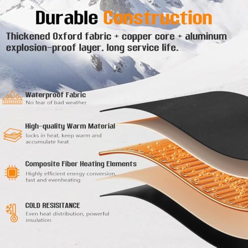 Image of Sewer Hose with Heated Sleeve Avoid Freezing at -45F, Blue Rv Sewer Hose kit ,Sewer Hose for Rv Camper /Rv Accessories (15FT-1)