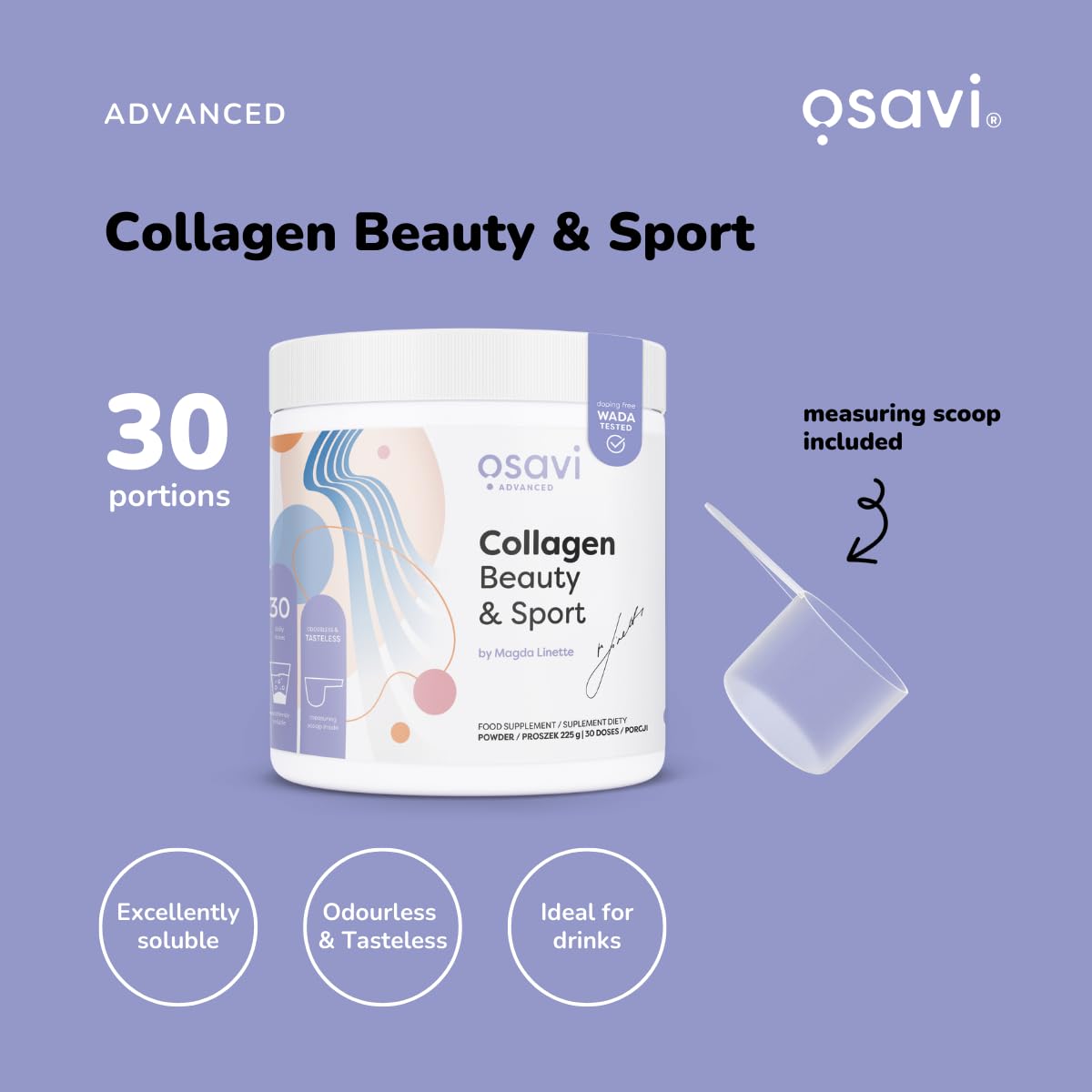 Osavi Collagen Beauty & Sport by Magda Linette - 225g