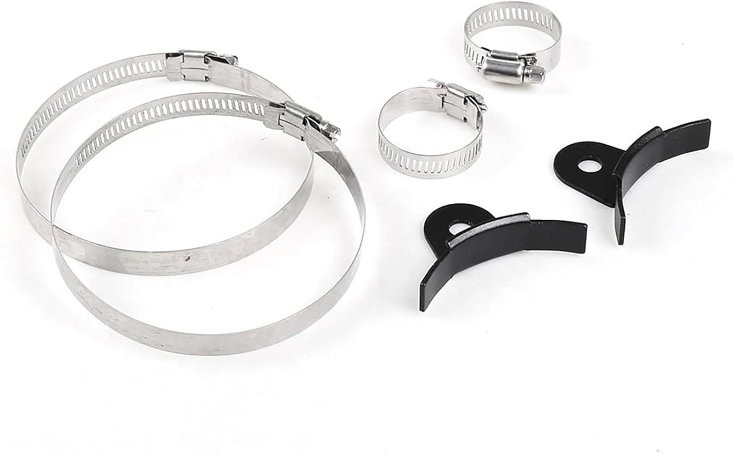 Universal Aluminum Power Steering Tank Kit with Clamps - Eliminates Bubbles, Reduces Overheating & Prevents Fluid Gushing