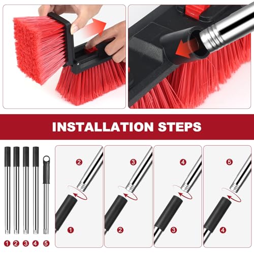 50% Off Heavy-Duty 70" Adjustable Push Broom - Image 2