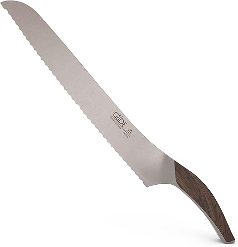 Güde Serie SYNCHROS Cuchillo de pan forjado a manodentado, 12 pulgadas, acero endurecido en hielo, fabricado en Solingen, Alemania desde 1910