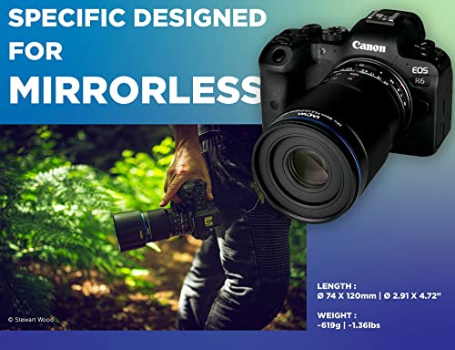 WOTSUN Venus Laowa 90mm f/2.8 2X Ultra Macro APO Lens for Sony E Mount Mirrorless Camera, Black