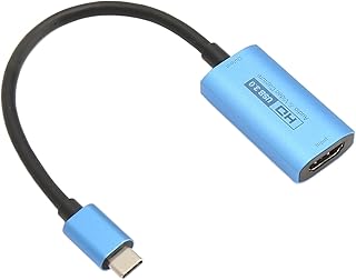 1080P HDMI Video Capture Card, Game Capture Card Audio Capture Adapter HDMI to Type C for Streaming, Live Broadcasting, Video Conference, Teaching, Gaming (Z29E)