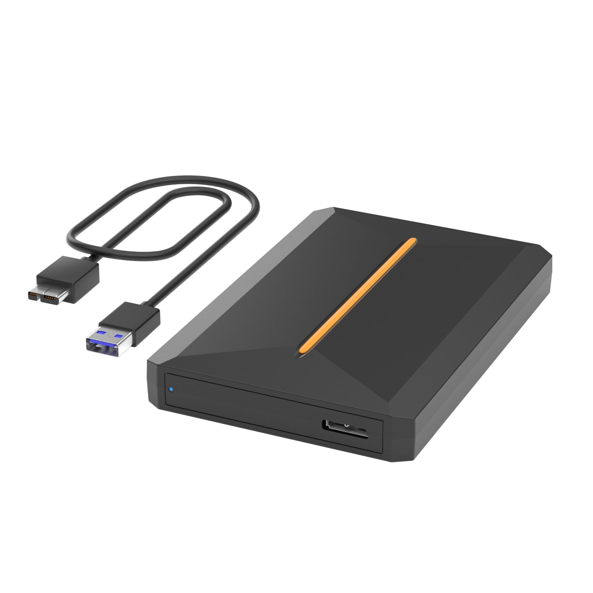 Odetina 2TB External Solid State Drive, High-Speed Compact Portable Drive USB 3.0 up to 5Gbps Compatible with 2.5 Inch SATA HDD/SSD for PC Laptop Desktop Gaming — view 10