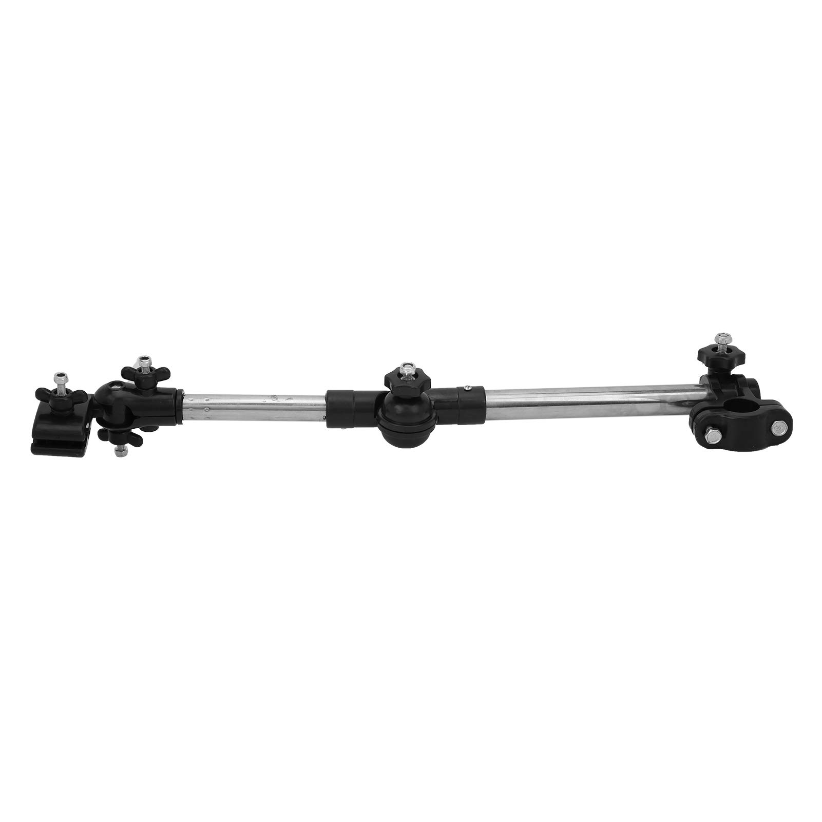 Soporte de Paraguas para Cochecito, Soporte de Montaje de Paraguas de Bicicleta de Silla de Ruedas Ajustable de Acero Inoxidable Paraguas Manillar Soporte para Bicicleta Cochecito Andador