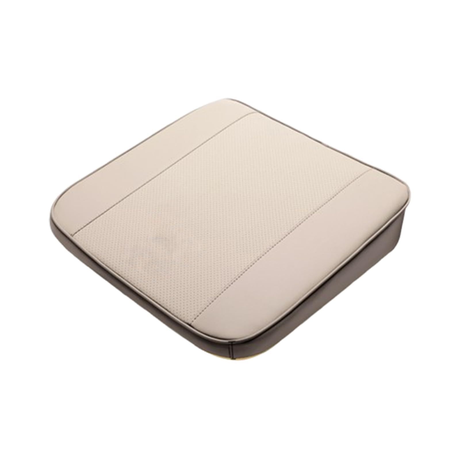 WENINETIES 1 PCS Car Seat Cushion for BYD Dolphin Surfing 2025, Booster Pad Leather Memory Foam Ergonomic Wedge Support Sight Improvement Seat Riser,Beige